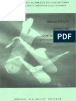 Approche de La Musique Contemporaine-hubert Prati-Vol1-Método