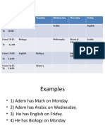 Dem's Timetable 2