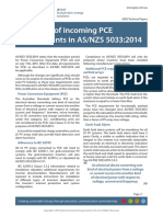 Overview of Incoming PCE Requirements in AS/NZS 5033:2014: Additional PCE Requirement For Functionally Earthed Arrays