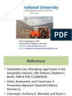 GENERAL - Tourism Law - Introduction