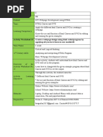 Activity Worksheet 15 Create A Webpage Design Using HTML Codes/program by Applying All You Have Learn in Our Module18