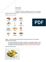 Protein and The Element Sulfur: (No Need To Define)