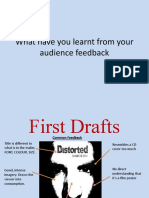 Media Essay 2- Audience Feedback