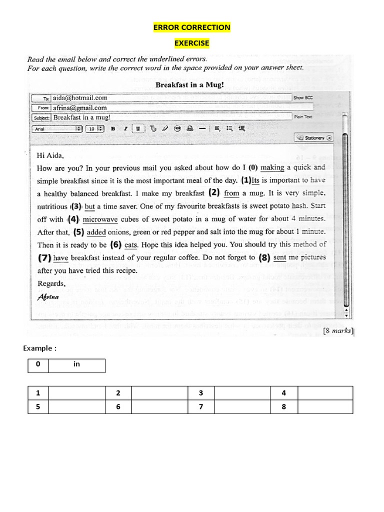 Error Correction | PDF