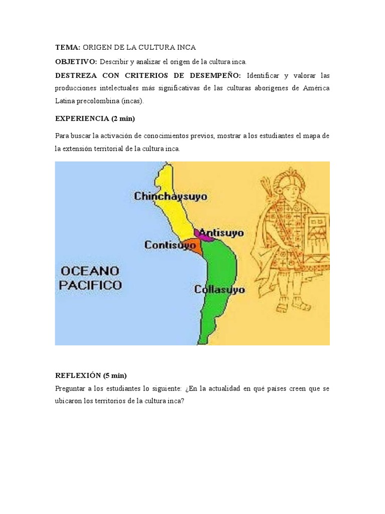 Mapa del Territorio Inca y su Origen | PDF | Imperio Inca | América del Sur