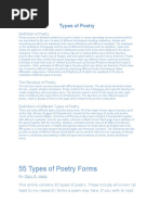 Types of Poetry