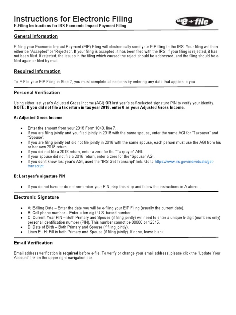 Efile Instruction Fds | PDF | Internal Revenue Service | Taxation