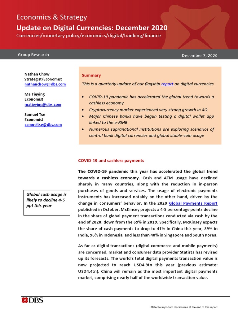 COVID-19 Accelerates Cashless Payments | PDF | Euro | Cryptocurrency
