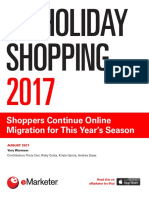 Emarketer - US - Holiday - Shopping - 2017-Shoppers - Continue - Online - Migration - For - This - Years - Season