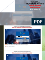 Tatacara Menambah Aktiviti Permohonan Pekerjaan Eis Portal