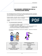 El Lenguaje Humano, Diferencias Con La Comunicacion Animal