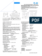 R.46 X2 CLASS METALLIZED POLYPROPYLENE FILM CAPACITOR TECHNICAL DATA