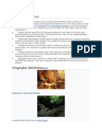 Physical Patterns: Sinkholes Groundwater Recharge