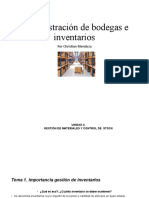 Administración de Bodegas e Inventarios Clase 2-3-4