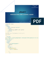 JQUERY Notes
