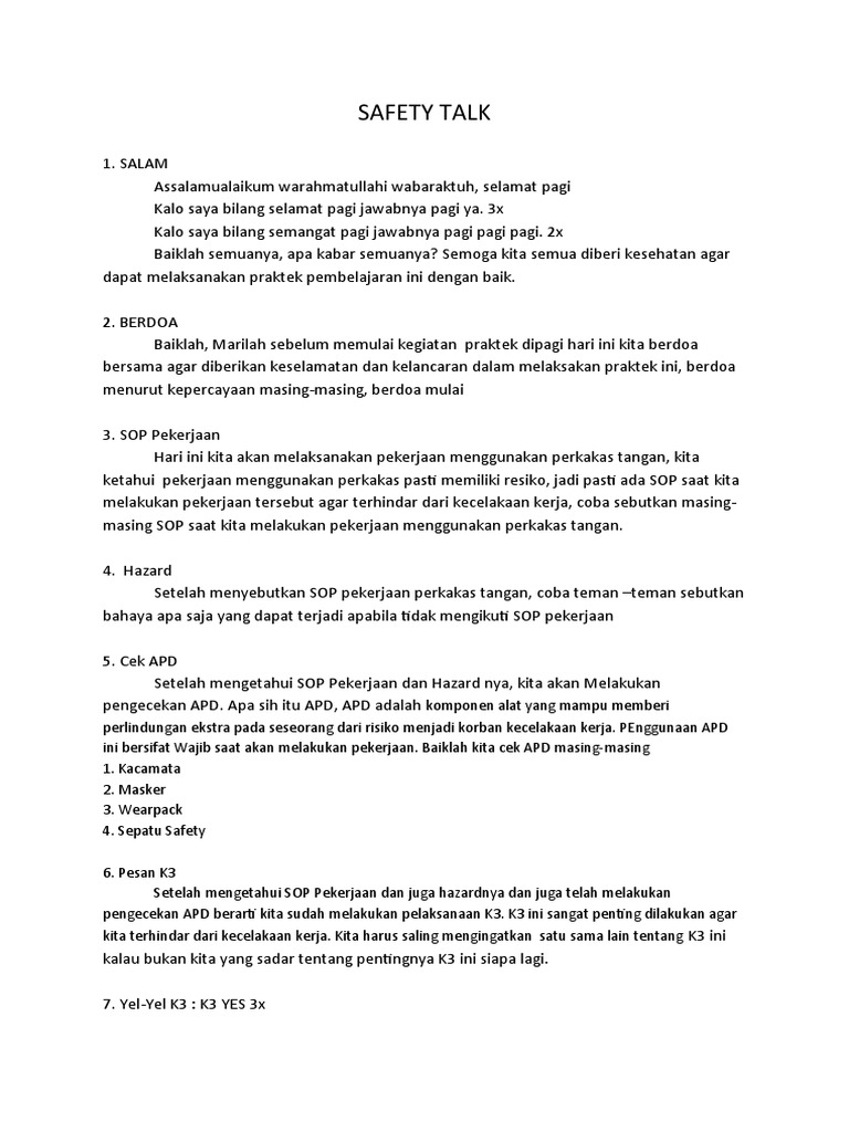 safety-talk-pdf