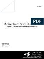Maricopa County Forensic Election Audit Volume I: Executive Summary & Recommendations