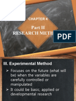 Methods of Research Calmorin Chapter 4 Part II