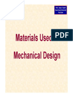 Materials Used in Mechanical Deign