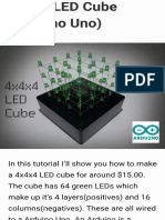 4x4x4 cube (led)