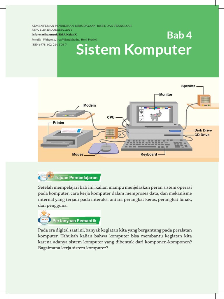 Komponen Utama Sistem Komputer | PDF | Game & Aktivitas | Komputer