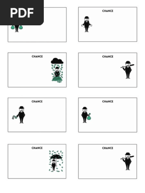 Monopoly Chance Cards Printable