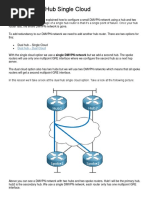 DMVPN Dual Hub Single Cloud