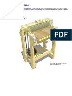 Thickness Sander Plans - Printer Optimized