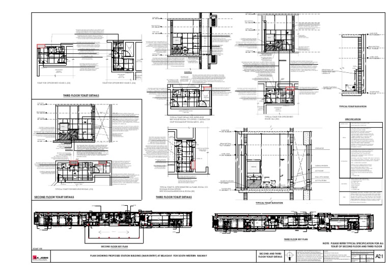 Railway Toilet Detail 3 | PDF | Plumbing | Civil Engineering