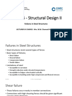 Faliures in Steel Structures