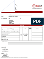 Daily Activity Report Axon Structured Cabling Global City, Taguig DNE-DAR-007-AXN Tuesday, 29 June 2021