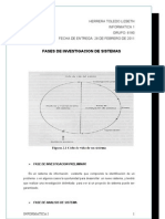 Fases de investigación de sistemas de información