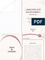 Limba Engleza. Jocuri de Vocabular 1 A1-A2