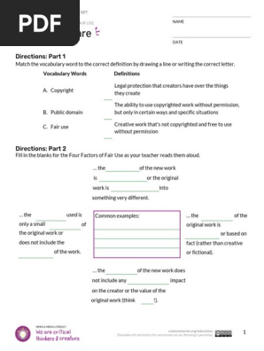 Grade 7 - The Four Factors of Fair Use - Fair and Square Student Handout (1) (1)