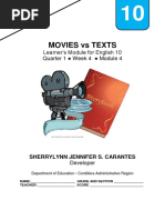 English10 - Q1 - W4 - M4 - Movies-vs-Texts - CarantesSherrylynn (Baguio)