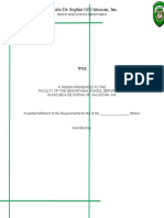 Title Presentation Document Format