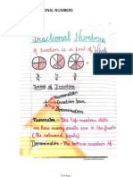 fractional numbers