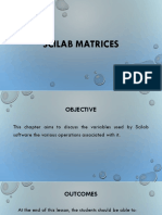 Scilab Matrices