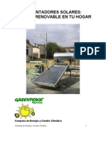 Calentadores Solares Energ A