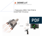 Aerospace Telemetry (IRIG 106 PCM & CHAPTER 10 Intro)