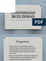 Pengendalian Mutu Pangan