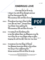 O Wondrous Love (Sovereign GR ... ) Chord Chart