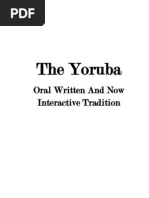 Download The YORUBA - Oral Written and Interactive Tradition by Magnatizzm Self SN52797818 doc pdf