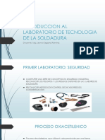 1.0 Introduccion Al Laboratorio de Tecnologia de La Soldadura