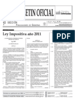 Ley Impositiva 2011