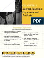 Internal Scanning: Organizational Analysis