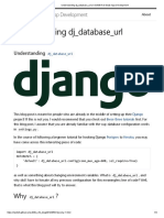 Understanding DJ - Database - Url - App Development