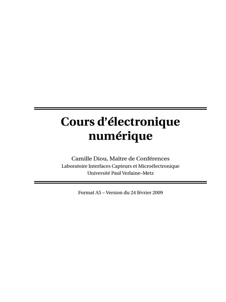 59 Pdf Num Pdf Décimal Codé Binaire Division