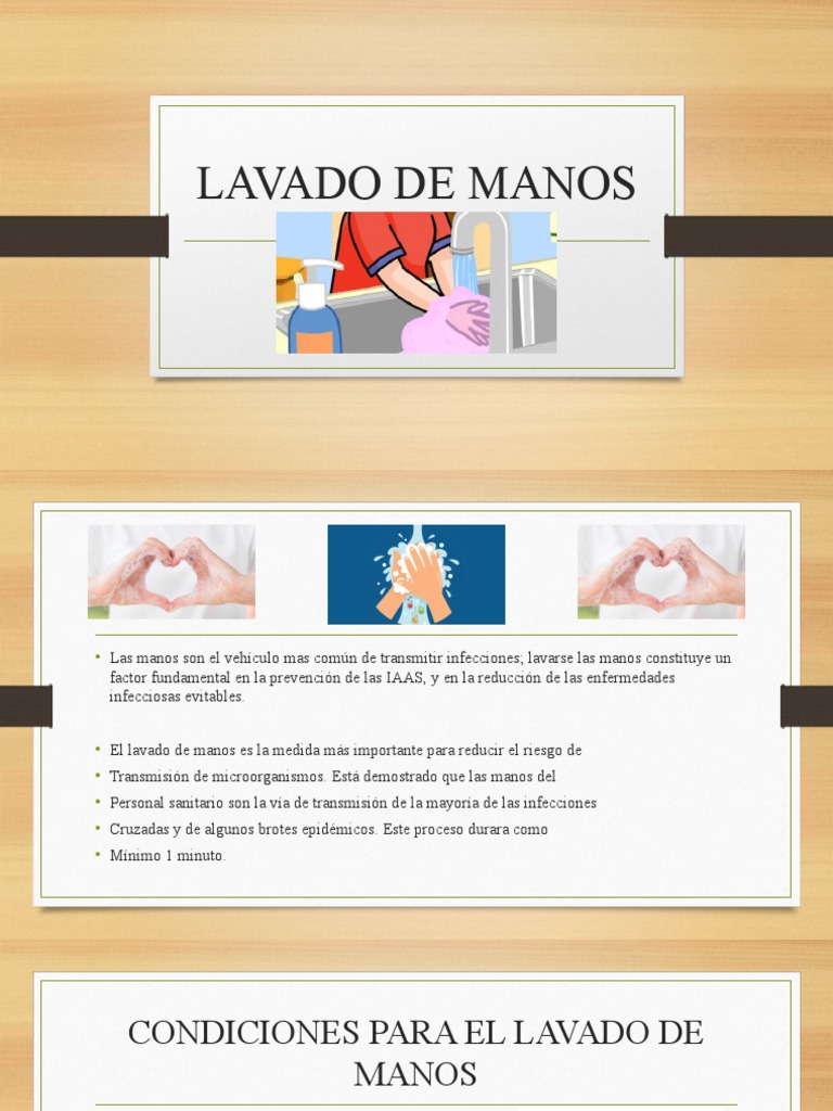 Importancia del Lavado de Manos | PDF | Salud y bienestar | Estilo de vida