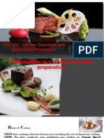 HPC 101-Kitchen Essentials and Basic Food Preparation